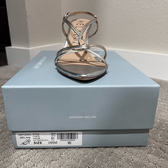 Antonia Melani Silver Heels - Picture 1 of 5